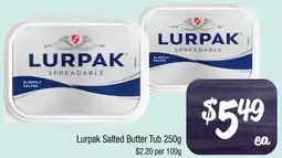 Lurpak Salted Butter Tub