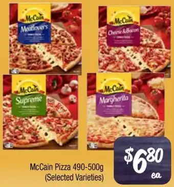 Farmer Jack's McCain Pizza offer