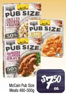 McCain Pub Size Meals