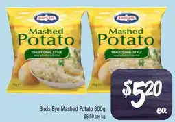 Farmer Jack's Birds Eye Mashed Potato offer
