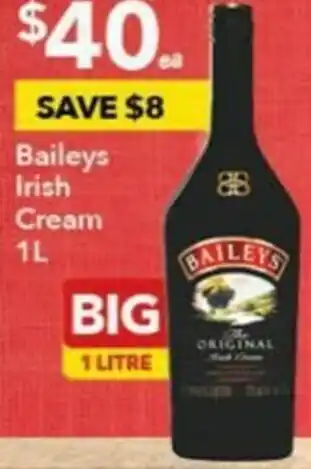 Ritchies Baileys Irish Cream 1 L offer