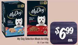 My Dog Selection Meals