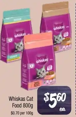 Farmer Jack's Whiskas Cat Food offer