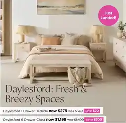 Early Settler Daylesford 6 drawer chest offer