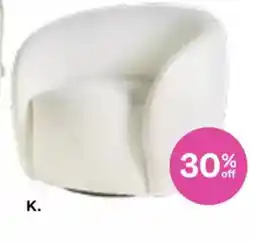 Early Settler Alessa swivel armchair luna cloud white offer