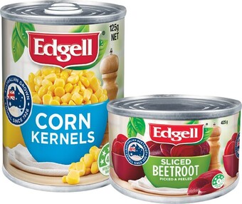 Edgell Seedbeans, Beetroot or Corn 400-425g