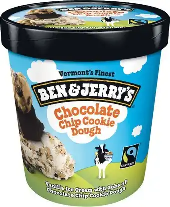 Woolworths Ben & Jerryu2019s Ice Cream 458ml offer