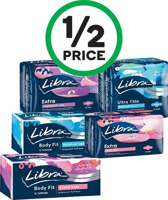 Woolworths Libra Tampons Pk 16 offer