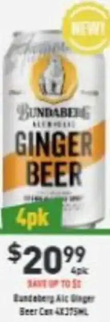 Liquor Legends Bundaberg Ginger Beer offer