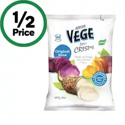 Woolworths Vege Deli Crisps 100g – From the Health Food Aisle offer