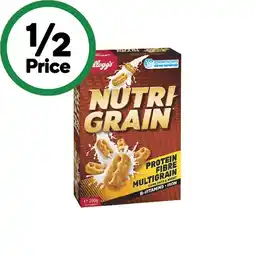 Woolworths Kellogg’s Nutri-Grain 290g or Froot Loops 285g offer