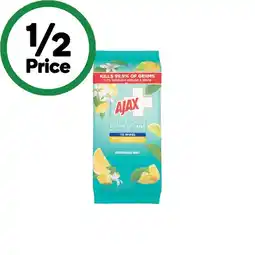 Woolworths Ajax Disinfectant Wipes Pk 110 offer