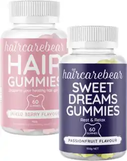 Coles Haircarebear Gummies 50 Pack-60 Pack offer