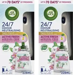 Coles Air Wick Active Fresh Aerosol-Free Automatic Spray 228mL offer