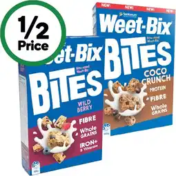 Woolworths Sanitarium Weet-Bix Bites 500-510g offer