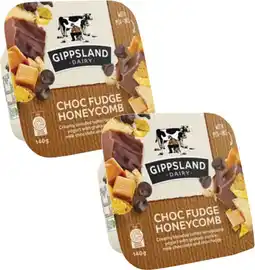 Coles Gippsland Dairy Mix-ins 140g offer