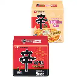 Woolworths Nongshim Shin Noodles or Premium Noodles 388-700g Pk 4/5 offer