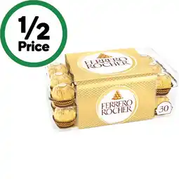 Woolworths Ferrero Rocher 375g Pk 30 offer