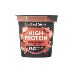Woolworths Wicked Sister High Protein Pudding 170g offer