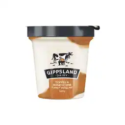 Woolworths Gippsland Dairy Twist Yogurt 160g – From the Fridge offer