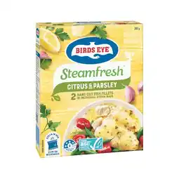 Woolworths Birds Eye Steamfresh Fish Fillets 380g offer