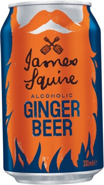 Woolworths James Squire Ginger Beer Cans 6x330ml offer