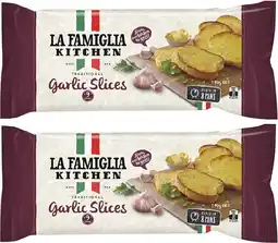 Coles La Famiglia Garlic Bread Slices 270g offer
