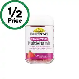 Woolworths Nature’s Way Vita Gummies Adult Multivitamin Pk 120 offer
