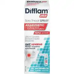Woolworths Difflam Plus Anaesthetic Spray 30ml offer