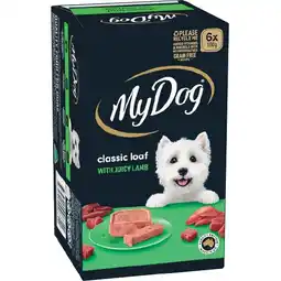 Woolworths My Dog Wet Dog Food Pk 6 x 100g offer
