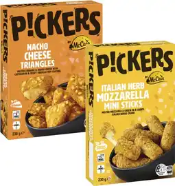 Coles Pickers Snacks 230g-350g offer