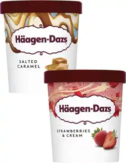 Coles Häagen-Dazs Ice Cream Tub 457mL offer