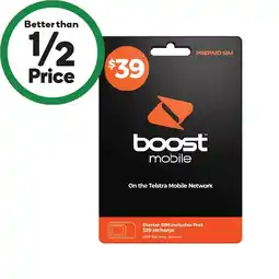 Woolworths Boost $39 Starter Pack offer