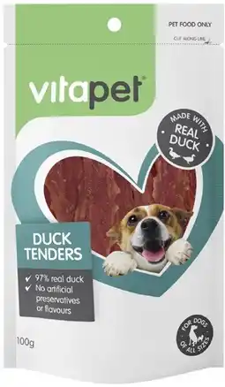 Coles Vitapet Dog Treats Tenders 100g offer
