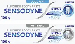 Coles Sensodyne Repair & Protect Toothpaste Whitening or Cool Mint 100g^ offer