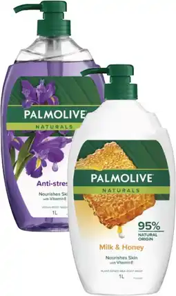 Coles Palmolive Naturals Body Wash 1 Litre offer