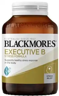 Coles Blackmores Executive B Stress Formula Tablets 125 Pack offer