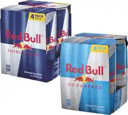 Coles Red Bull Energy Drink 4x250mL offer