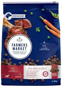 Coles Farmers Market Dry Dog Food 6.8kg offer
