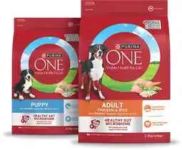 Coles Purina One Dry Dog Food 2.5kg offer
