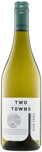 Coles Two Towns Adelaide Pinot Gris offer