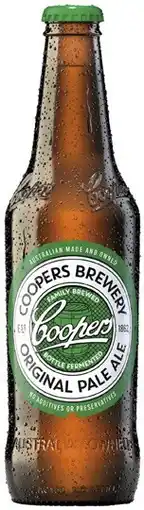 Coles Coopers Original Pale Ale Bottles 24x375mL offer
