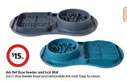 Coles Ark pet slow feeder and lick mat offer
