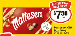 IGA Maltesers gift Box offer