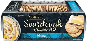 Woolworths OB Finest Sourdough Cracker Varieties 110g u2013 From the Deli offer