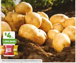 Foodland Mitolo potatoes mashing, low carb, chipping offer