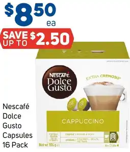 Foodland Nescafé dolce gusto capsules offer