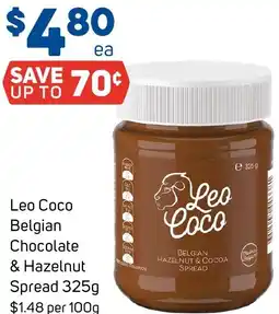 Foodland Leo coco belgian chocolate & hazelnut spread offer