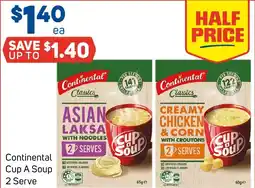 Foodland Continental cup a soup offer