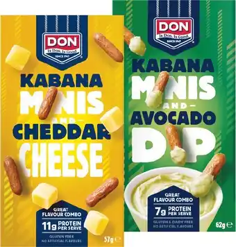NEW Don Kabana Minis and Dip 57-62g